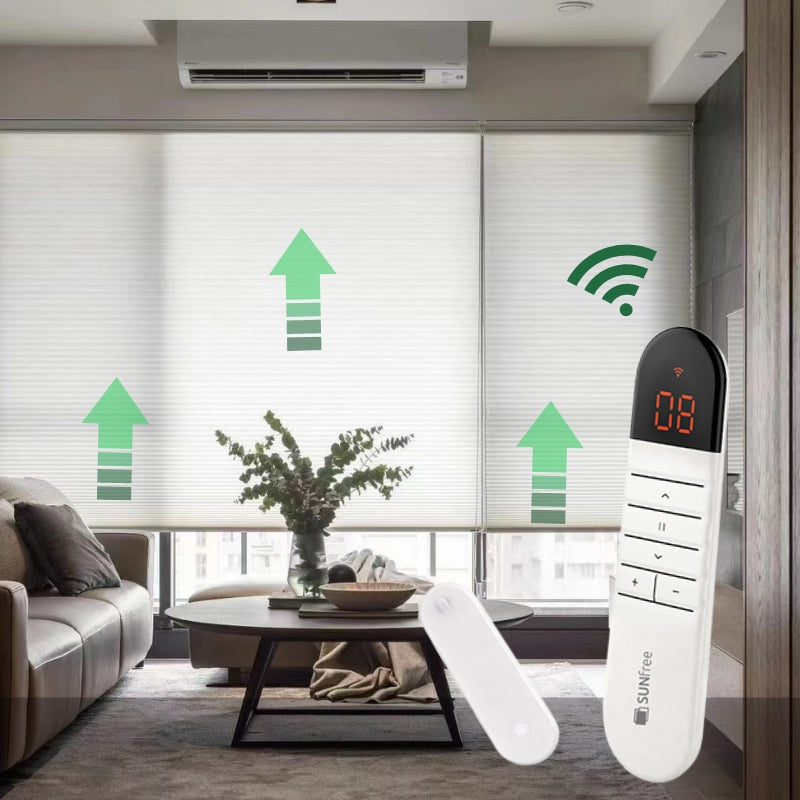 Unity Motorized Cellular Shades Llight Filtering