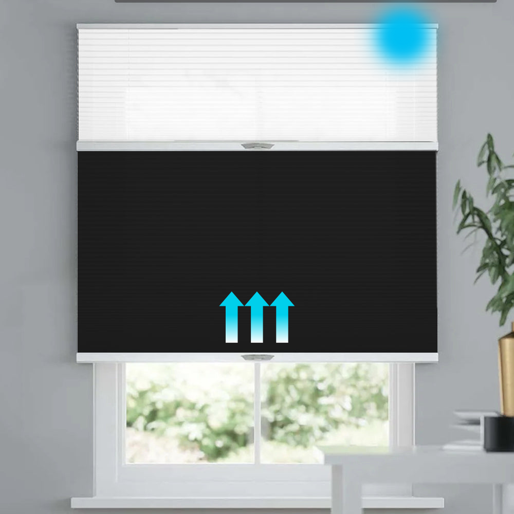 Hadrian Day Night Motorized Cellular Shades 1.5''