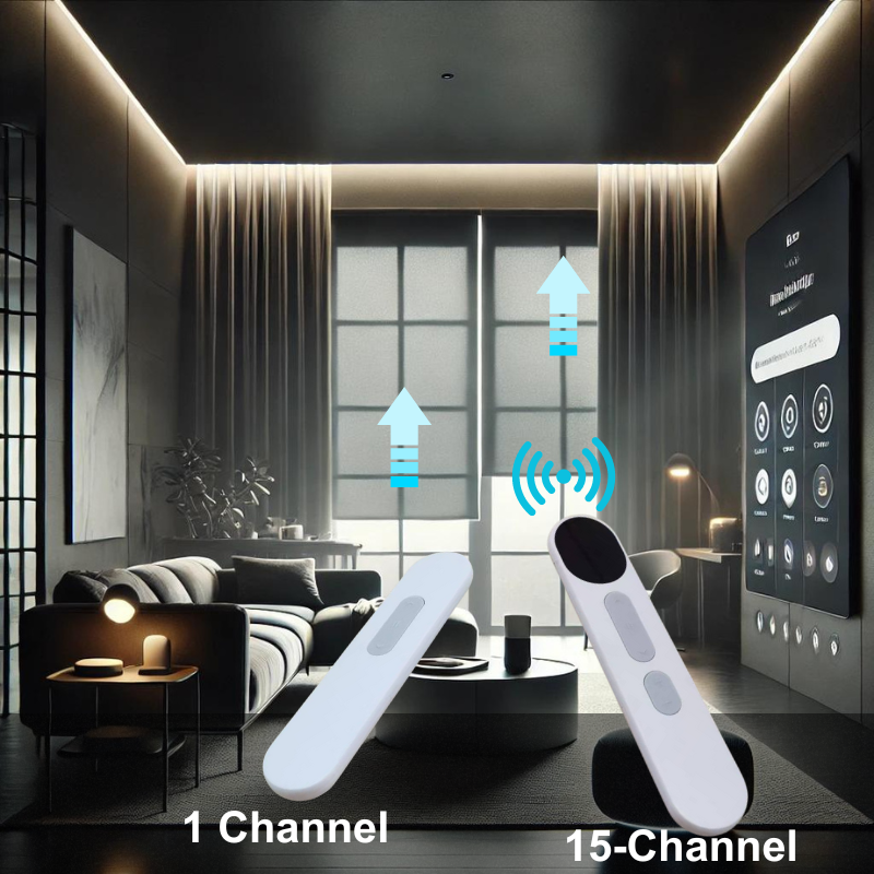 Wave Motorized Light Filtering Roller Shades
