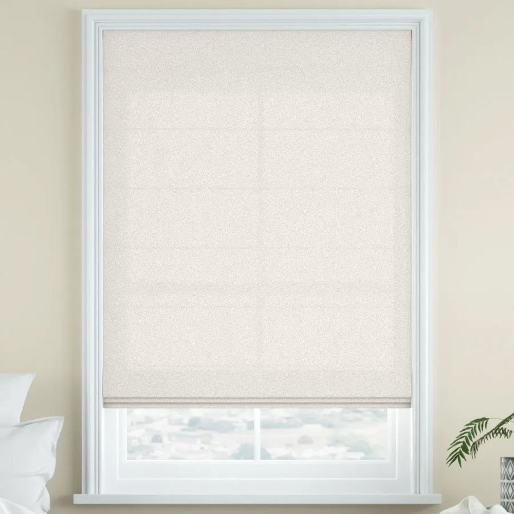 Aria Motorized Linen Roman Shade