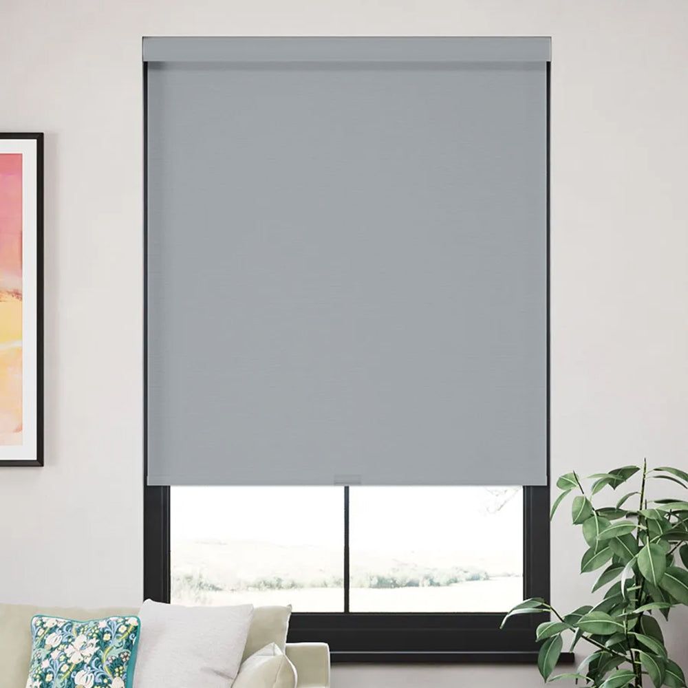 Evan Waterproof Seraphic Glow Blackout Custom Roller Shades