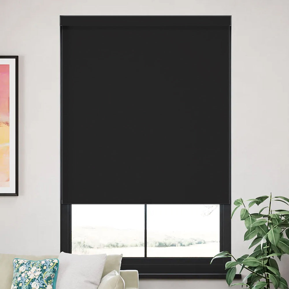 Evan Waterproof Seraphic Glow Blackout Custom Roller Shades