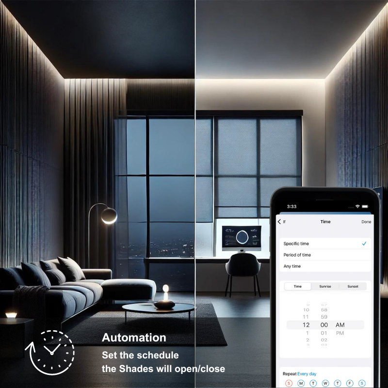 Nest Blackout Motorized Roller Shades