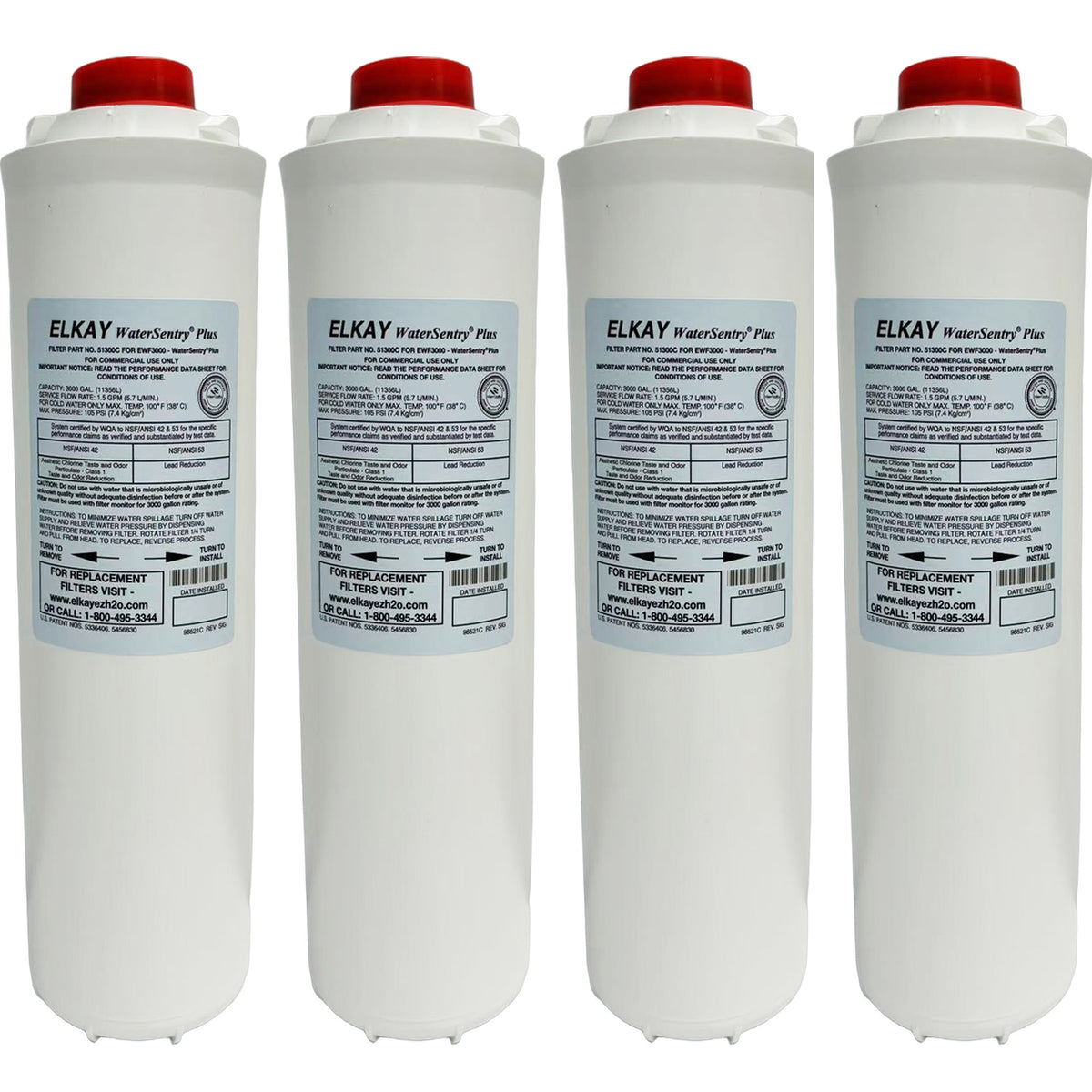 Elkay Genuine WaterSentry 51300C Replacement Filters