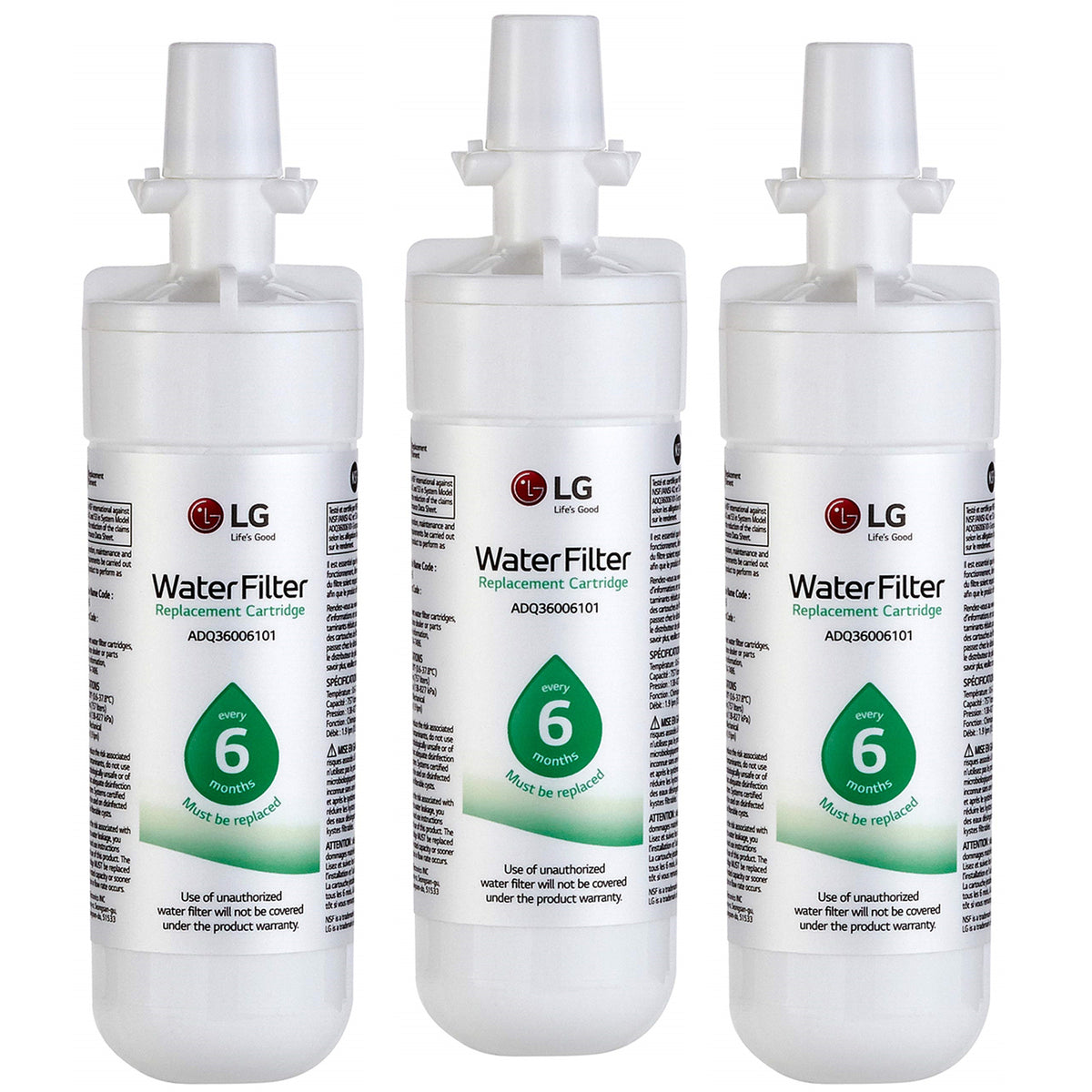 LG LT700P ADQ36006101 Refrigerator Water Filter