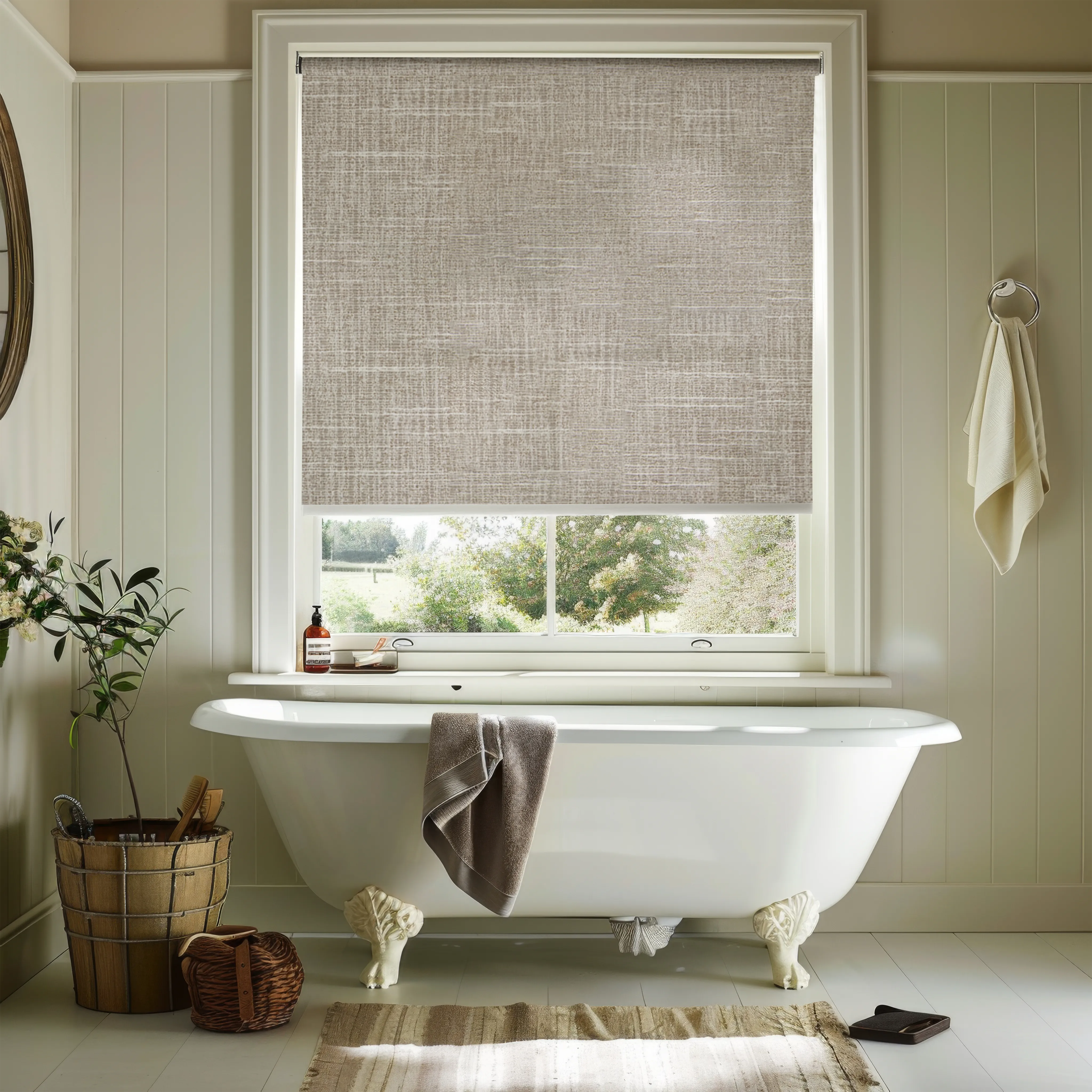 Wave Motorized Light Filtering Roller Shades