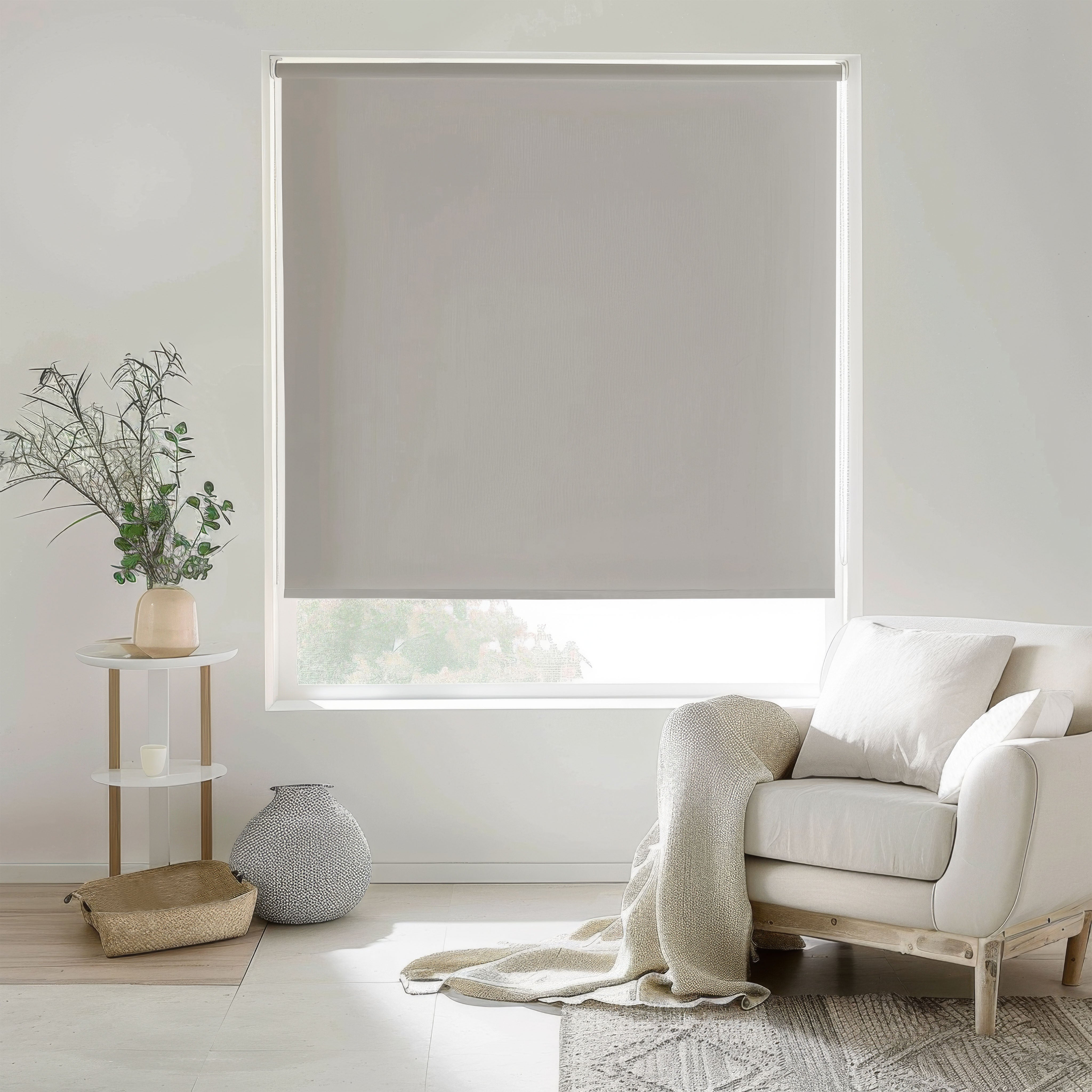 Arthur Luminous Ember Blackout Custom Roller Shades