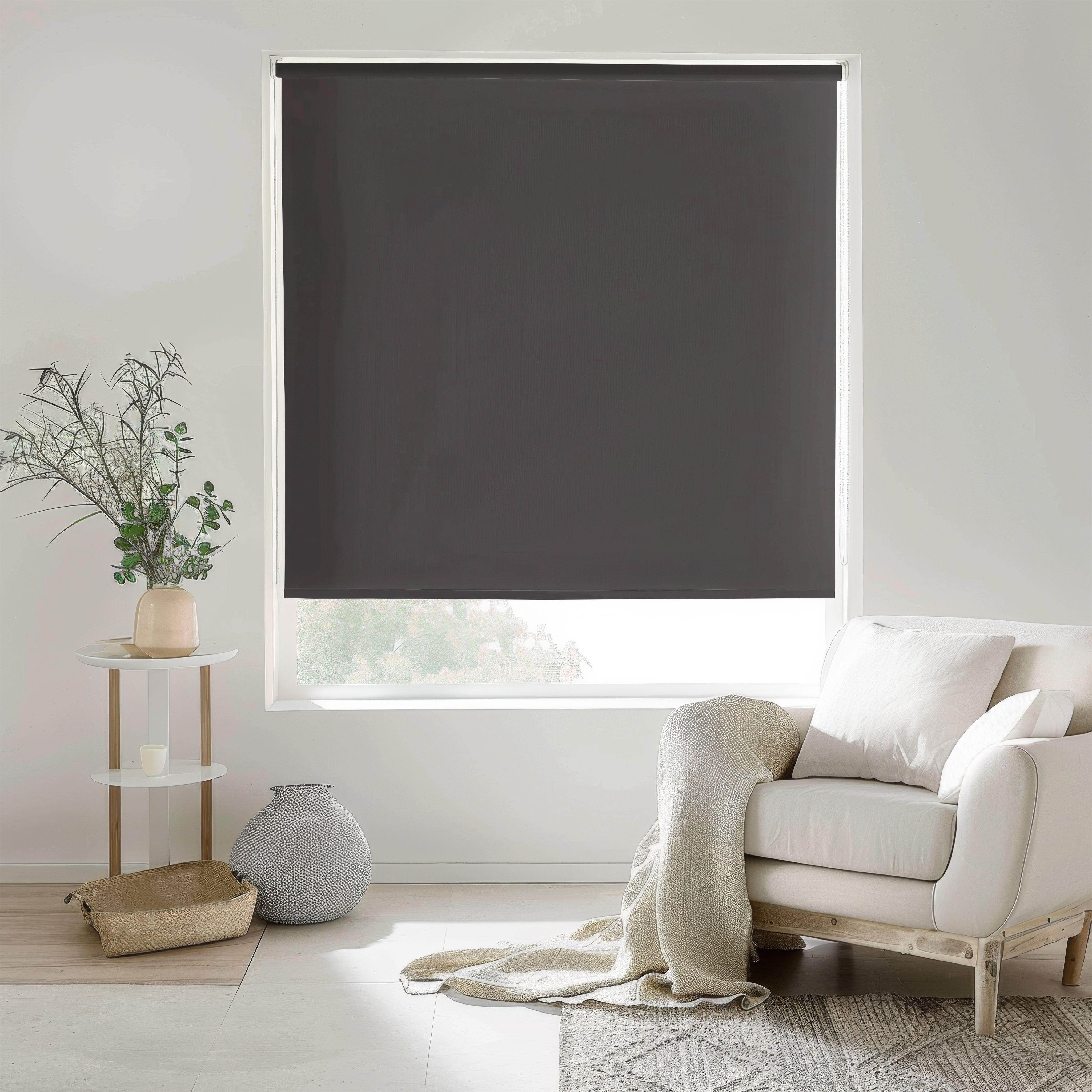 Arthur Luminous Ember Blackout Custom Roller Shades