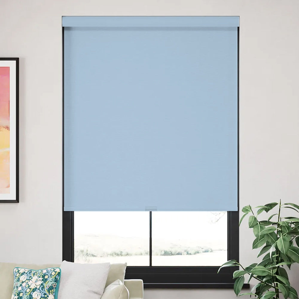 Arthur Luminous Ember Blackout Custom Roller Shades