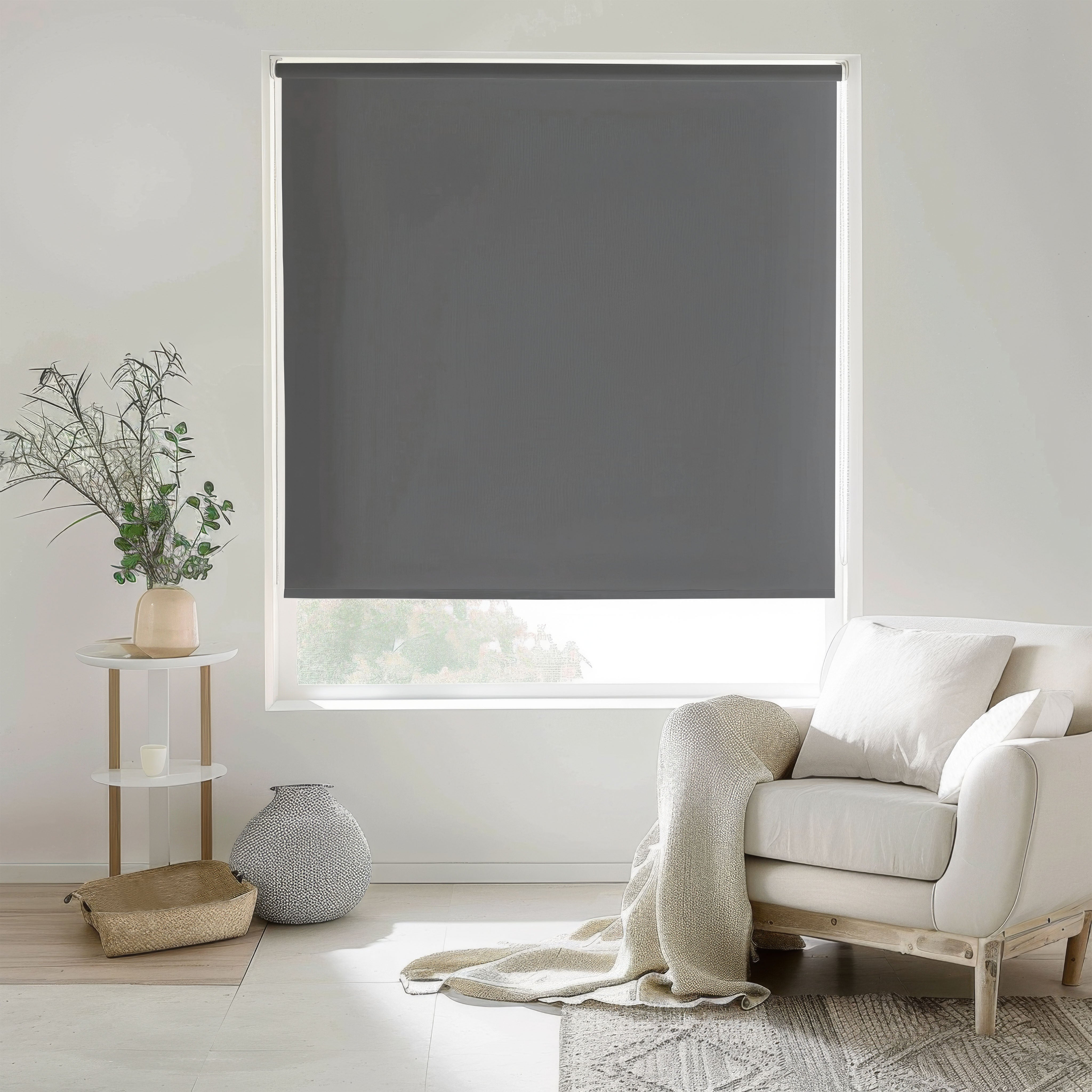 Arthur Luminous Ember Blackout Custom Roller Shades