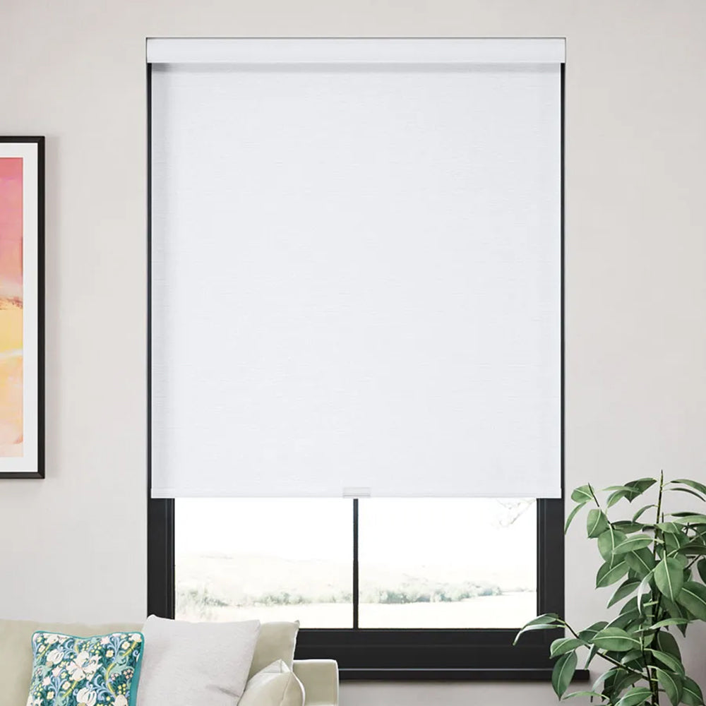 Arthur Luminous Ember Blackout Custom Roller Shades