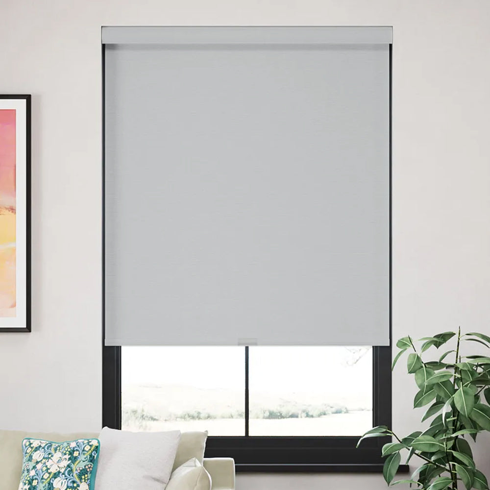 Arthur Luminous Ember Blackout Custom Roller Shades