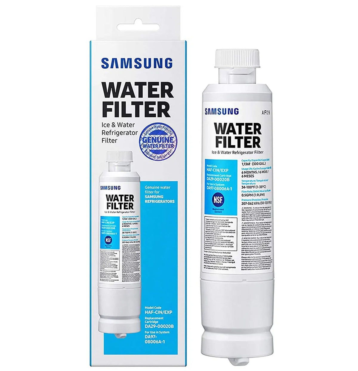 Samsung DA29-00020B, HAF-CINEXP Refrigerator Water Filter