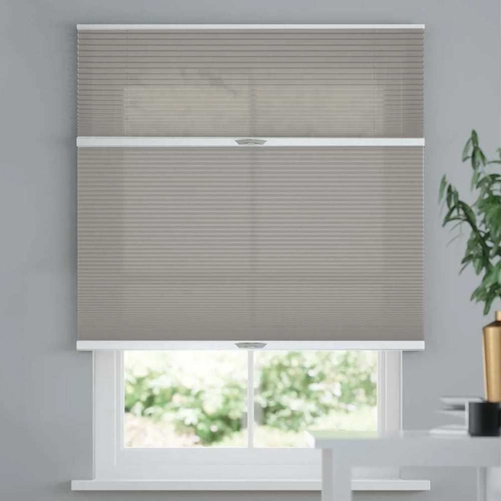 Clover Motorized Light Filtering Cellular Shades