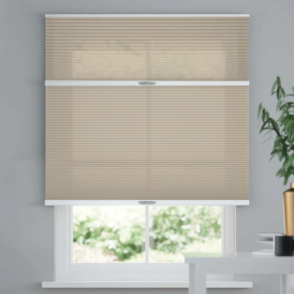 Clover Motorized Light Filtering Cellular Shades