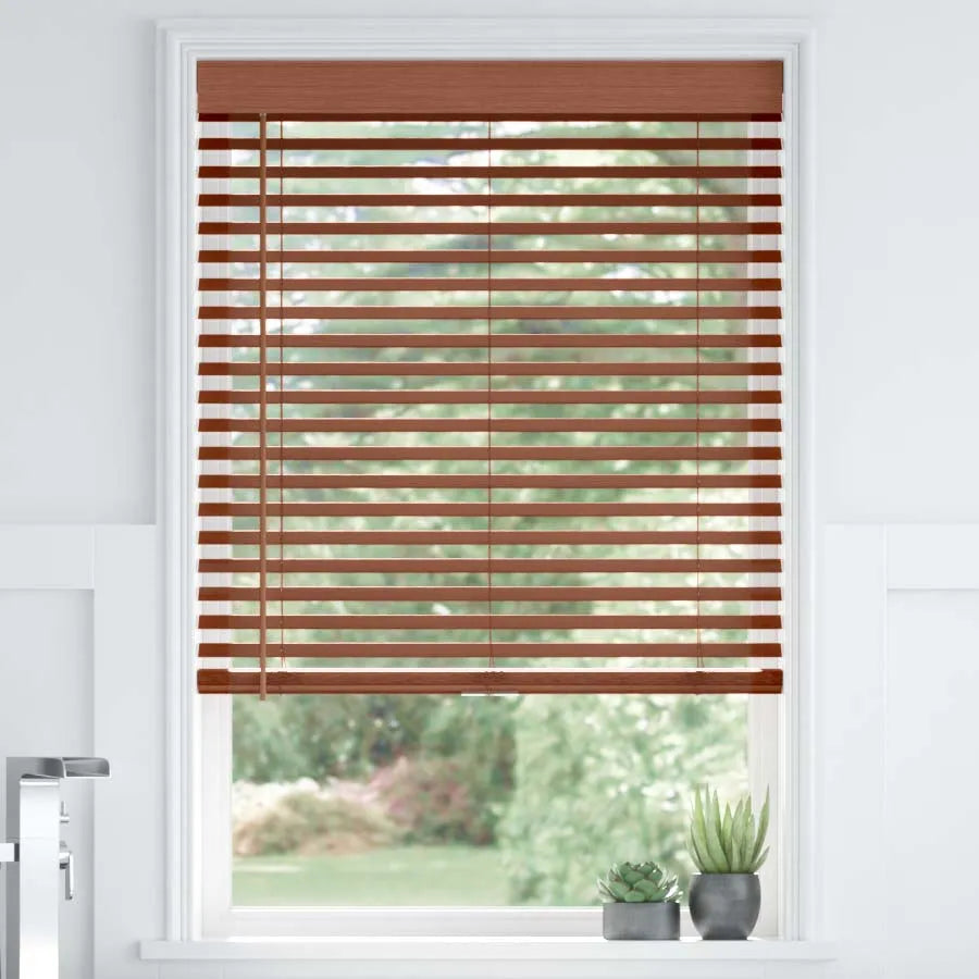 Modern Faux Wood Blinds Alpine