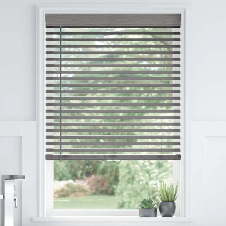 Modern Faux Wood Blinds Alpine