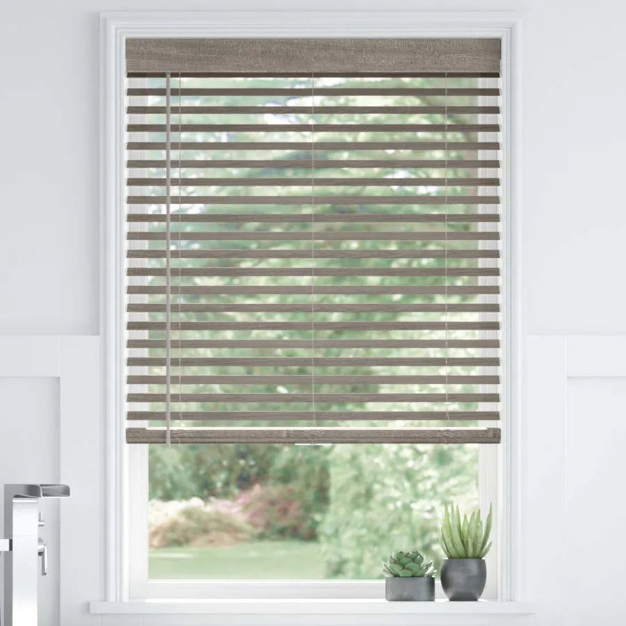 Modern Faux Wood Blinds Alpine