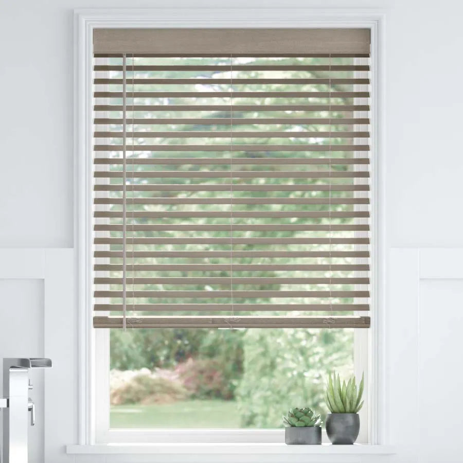 Modern Faux Wood Blinds Alpine