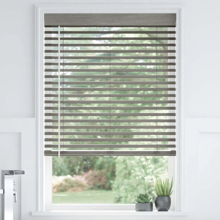 Modern Faux Wood Blinds Alpine