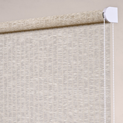 Serene Motorized Bamboo Look Roller Shades