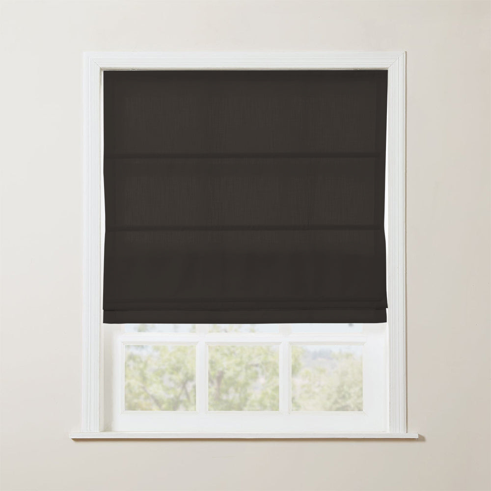 Skyler Motorized Linen Blackout Roman Shade