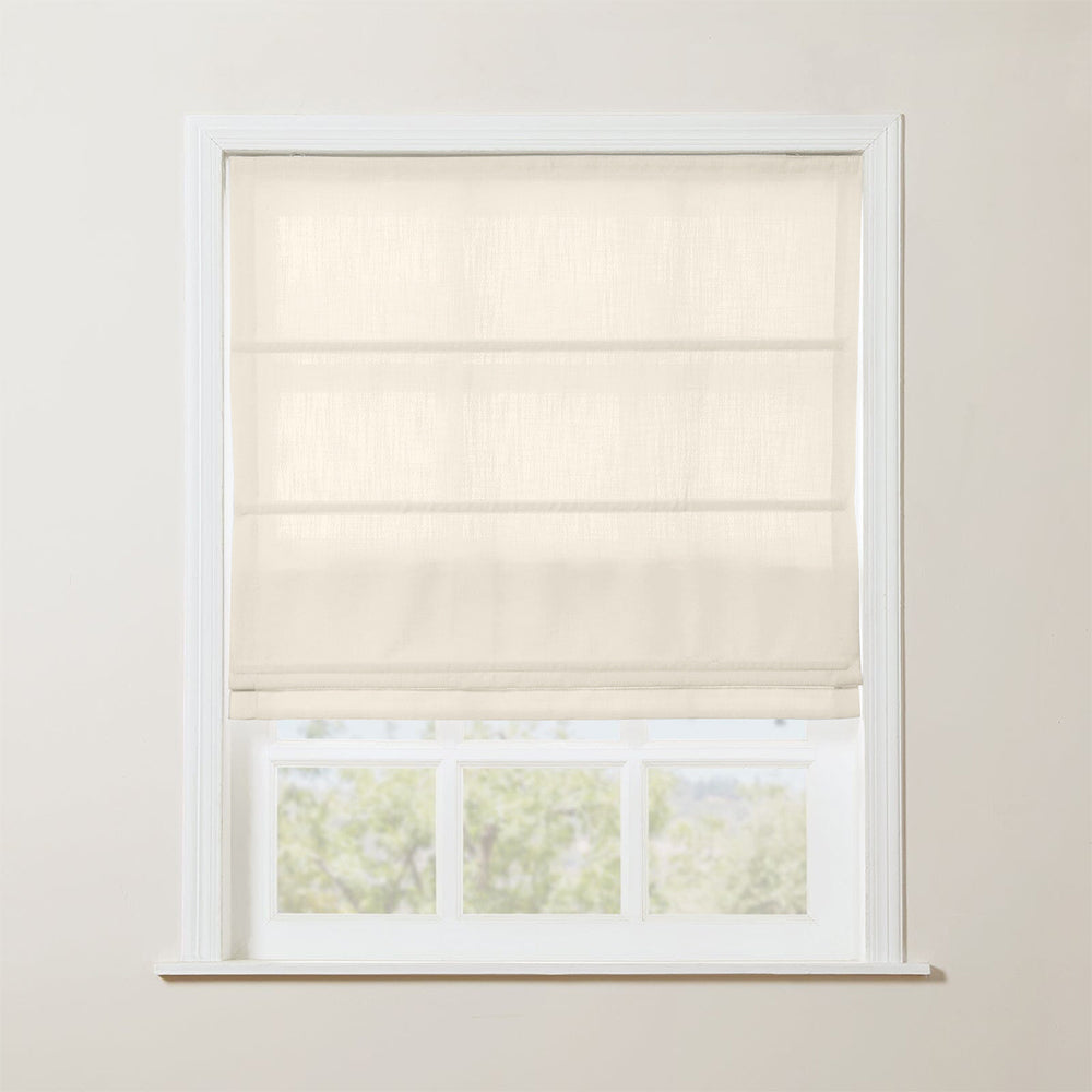 Skyler Motorized Linen Blackout Roman Shade