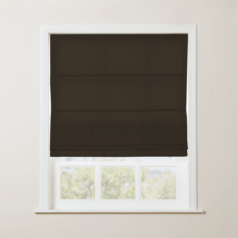 Skyler Motorized Linen Blackout Roman Shade